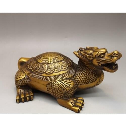 Antique QingDynasty copper statue---Auspicious beast ,Home Decoration,best collection & adornment