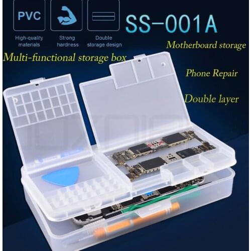 Multi Functional Mobile Phone Repair Storage Box For IC Parts Smartphone Opening Tools Collector