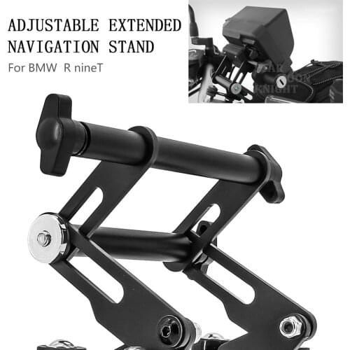 Motorcycle Adjustable Extend handlebar mobile phone Navigation bracket USB phone charging For BMW R nineT /5 R nineT Pure Racer