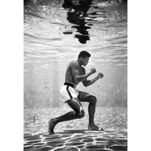 Muhammad Ali K.o Game King Boxer Motivational Art Print Silk Poster Home Wall Decor 24x36inch