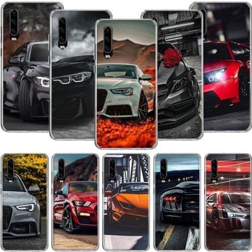 Sports Cars Male Men Phone Case For Huawei P30 P40 P20 P10 Mate 20 10 30 Lite Pro P Smart Z Plus Printing Cover Coque Shell