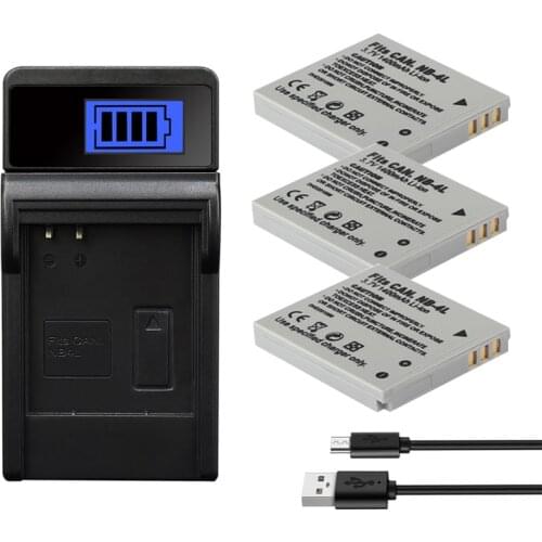 NB-4L NB4L Battery For Canon IXUS 30 40 50 55 60 65 80 100 I20 110 115 120 130 IS 117 220 225 230 255 Batteries Charger 1400mah