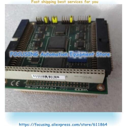 Original PCM-3724 REV:A2 48 Channel Digital Input Output DI / O 104 Module Industrial Motherboard
