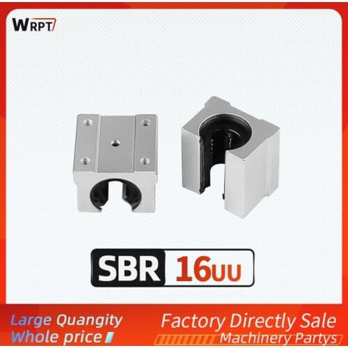Direct selling slider SBR box type opening SBR16UU / with copper sleeve / with pressure plate / dustproof / straight circle
