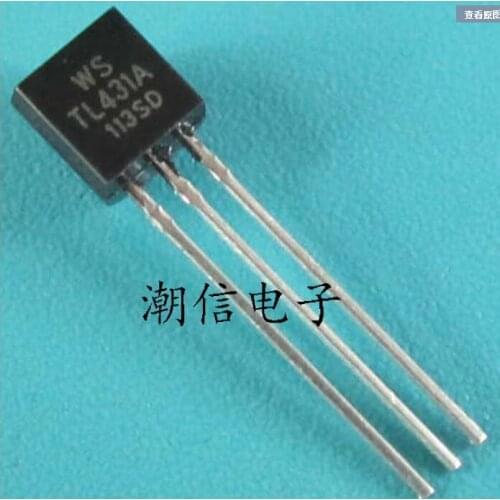 50pcs free shipping TL431A TL431 Voltage References 2.5-36V Prog Adjust TO-92 new original