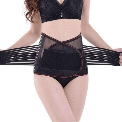 Ajustable Men Women Exercise Belt Belly Trainer Waist Support Breathable Elastic lumbar waistband Support Safety fitness belt