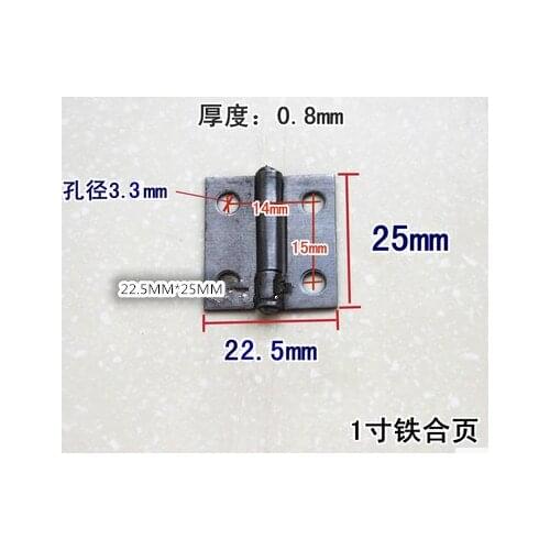 DIY iron door hinge accessories bags small 1 inch Cabinet Drawer Door hinges