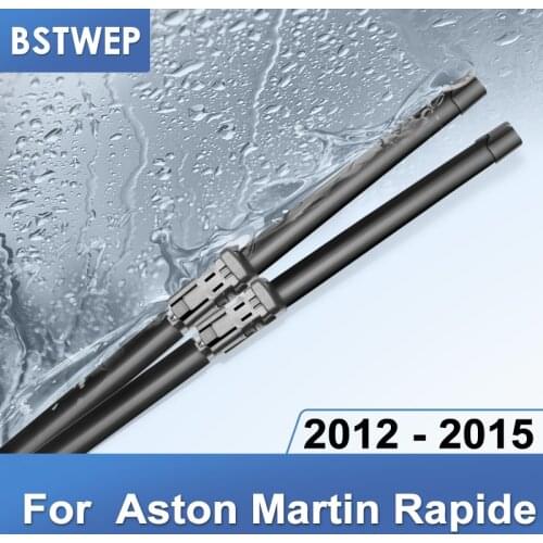 BSTWEP Wiper Blades for ASTON MARTIN Rapide Fit Push Button Arms 2012 2013 2014 2015 2016 2017