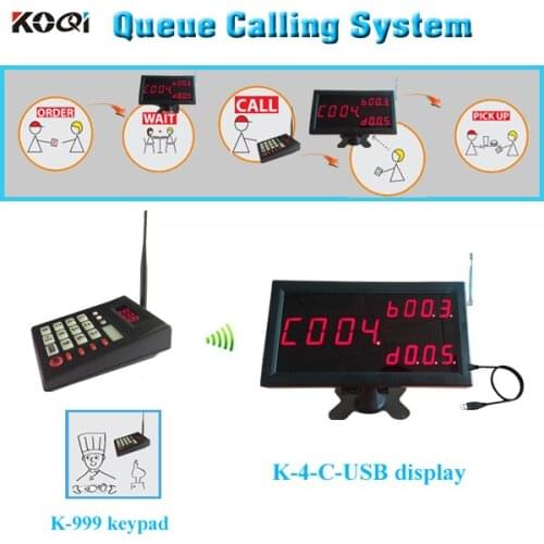 Number waiting system K-4-C-USB + K-999