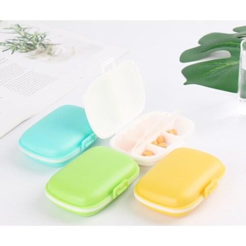 Folding Pill Cases Splitters Seal Portable 8 Grids Medical Drugs Tablet 7 day Travel Household Granules Medicine Organizer
