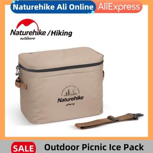 Naturehike Picnic Ice Cooler Box Pack Ultralight Camping Travel Party Outdoor Drinks Beer Cold Insulation Food Storage PVC Bag