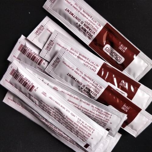 100pcs/lot Tattoo Recovery Cream Vitamin A+Vitamin D Ointment Top Tattoo Repairing Cream