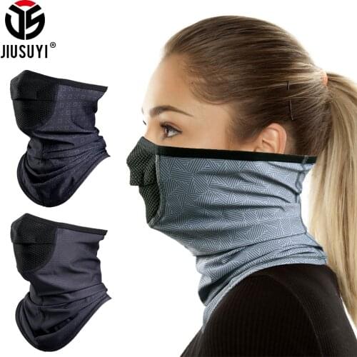 Women Summer Scarves Triangle Tube Face Bnadana Cover Outdoor Cycling Headscarf Men Neck Scarf Cooling Snood Fashion Balaclava