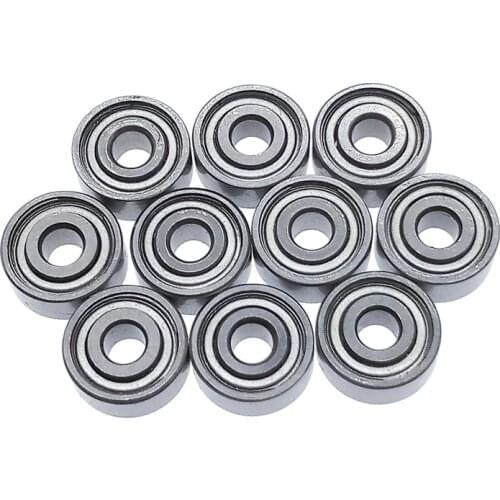 10pcs 603ZZ miniature bearing 3*9*4 mm metal sealed bearing chrome steel bearing 603 hardware transmission parts