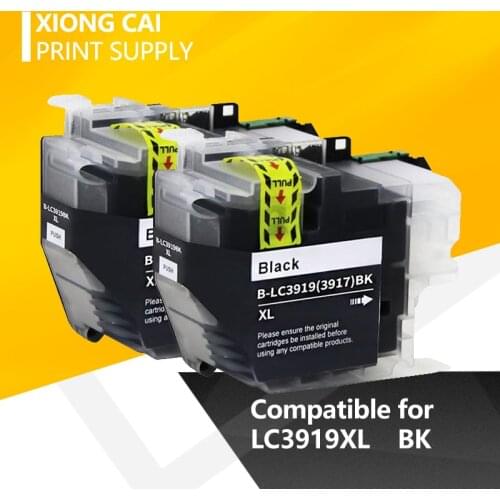 2pcs BLack C3919 Compatible ink cartridges for brother LC3919XL MFC-J5320DW 5620DW 5720DW 5625DW DCP-4120DW printers LC3919 XL