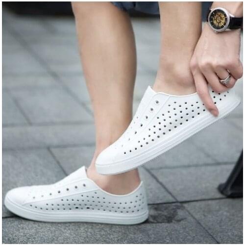 2020 summer mens shoes, casual slip on, beach sandal foothold shell toes eva injection shoes Wading Shoes Icecream colour