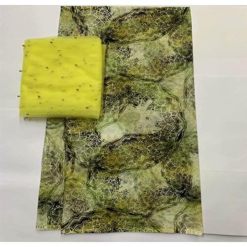 2021New design high quality 100% cotton african lace fabric 5+2 yards printed fabric for womens dress textile material.LO12182