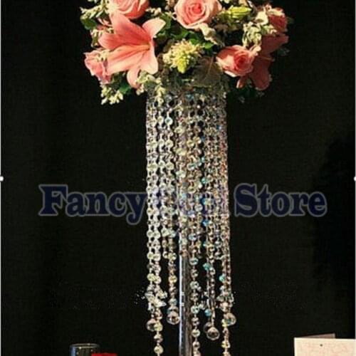 70cm(H) Table Chandelier flower Stand crystal wedding Centerpiece 10 pcs/lot