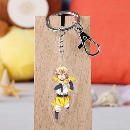 Anime Uta no Prince Sama Utapri Masato Hijirikawa Ren Acrylic Figure pendant keychain Keyring Collection Model Toy Cosplay