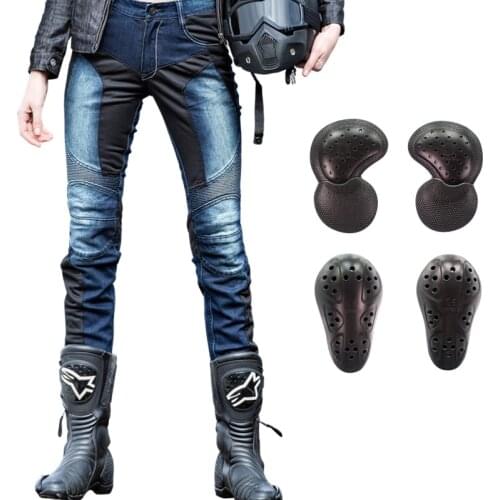 Free shipping summer mesh breathable uglyBROS JUKE jeans ladies motorcycle jeans scooter locomotive motorbike blue black pants