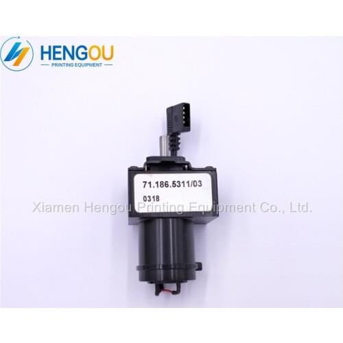 Free Shipping offset printing parts motor Hengoucn 71.186.5311 ink key motor for SM74 Hengoucn