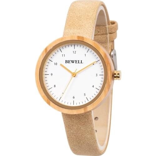 BEWELL Ladies Watch With Leather Strap