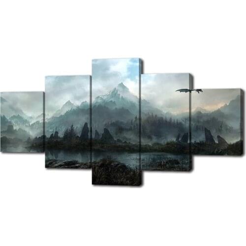 No Frame HD Home Decoration Printing Unreal Game Poster Canvas Wall Art Oil Painting Living Room Decoration