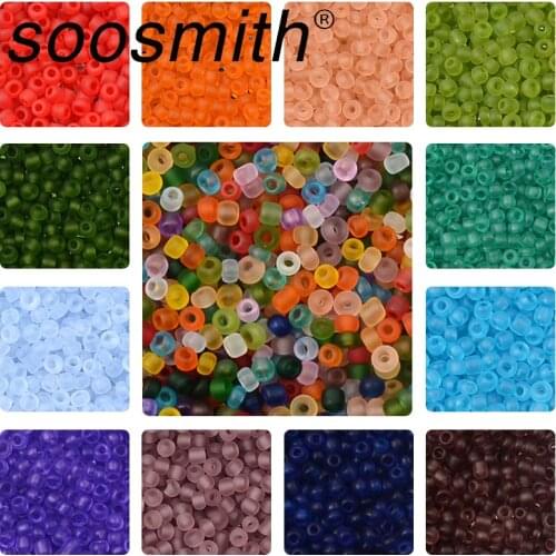 500pcs/Lot 3mm Charm Czech Glass Seed Beads DIY Bracelet Necklace Beads For Jewelry Making Accessories