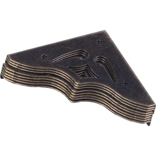 Hot 35mmx35mm Gift Case Box Table Corner Brackets Protector Guards 8 Pcs