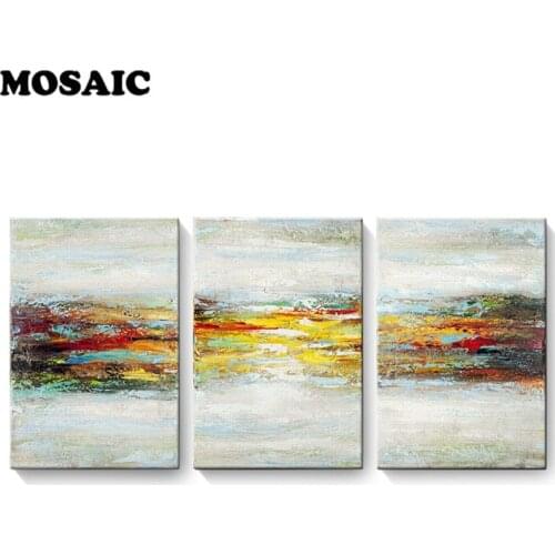 Diy 5d Diamond Painting Sunrise 3-Piece Diamond Mosaic Picture Stitch Embroidery Pattern Embroidery Handmade Decoration Gift