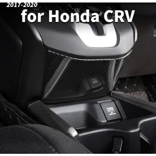For Honda Crv CR-V 2017 2018 2020 Interior Decoration Stickers Central Control Gear Decoration Stickers Modified Car Accessories