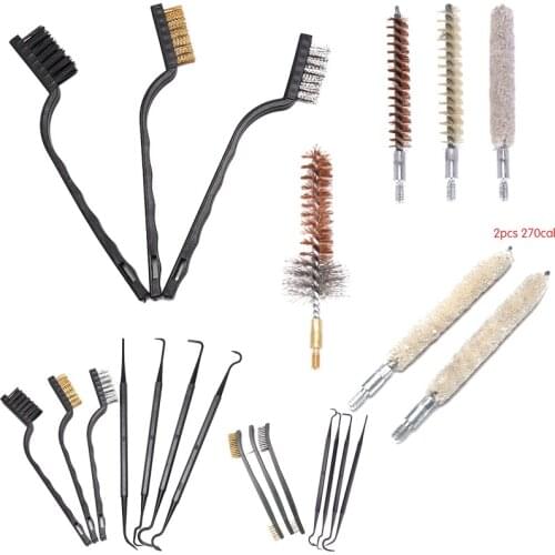 New 1/2/3pcs/Set New Brush Cleaning Kit Airsoft For Hand Gun HuntingTactical Shortgun Rifle Cleaning Tool Set