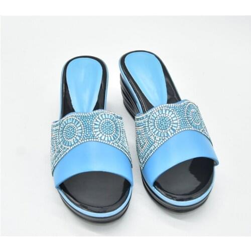 New product wedges womens shoes simple high heels with rhinestone decoration party party high heels