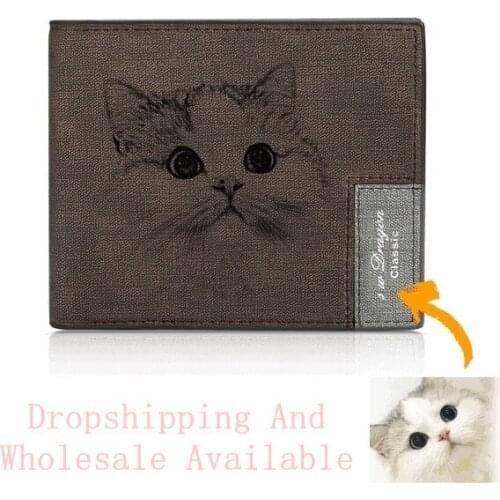 Personalized Pet Engraved Photo Wallet，Custom Wallet，Personalized Wallet ，Custom Photo Wallet ，Personalized Photo Wallet