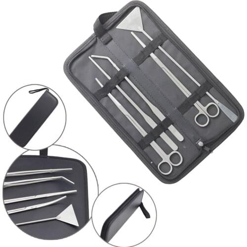 Aquarium plant tweezers, scissors, spatula, stainless steel aquarium tank, aquarium tank plant kit to clean aquarium tank