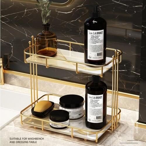 Toilet bathroom shelf desktop washstand cosmetic box toilet bathroom countertop storage shelf