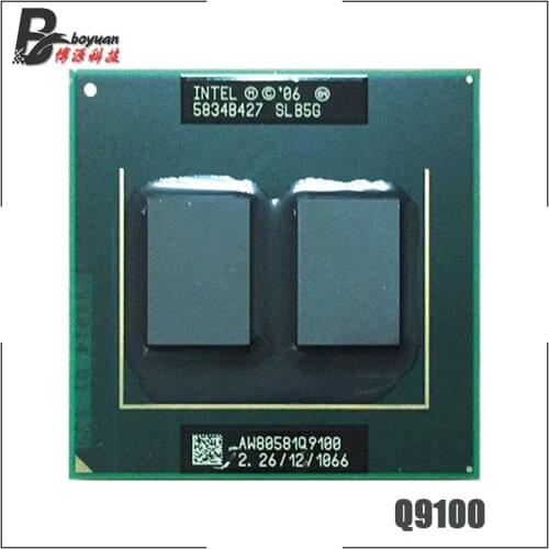 Intel Core 2 Quad Mobile Q9100 SLB5G 2.2 GHz Quad-Core Quad-Thread CPU Processor 12M 45W Socket P
