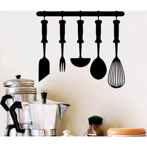 Drop Shipping Kitchenware Family Wall Stickers Mural Art Home Decor For Kids Rooms Decoration Wall Art Sticker Murals
