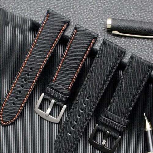 High Quality WatchBands For Citizen BM8475 21mm 22mm 23mm 24mm Nylon Canvas Strap Durable Watch Band Strap Bracelet Wristband
