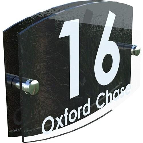 DIY House Number House number Modern Perspex Steel Aluminium Perspex Acrylic House Number Wall Plaque Sign Door sign