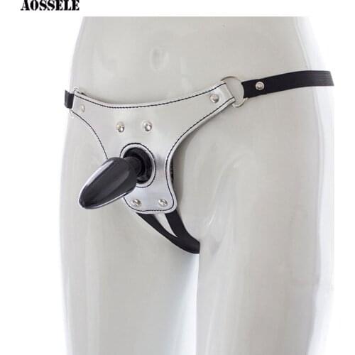 Silicone Strapon Anal Dildo Butt Plug Panties Underwear Adult Sex Toys For Women Men Masturbation Anal Butt Plugs Erotic Toy