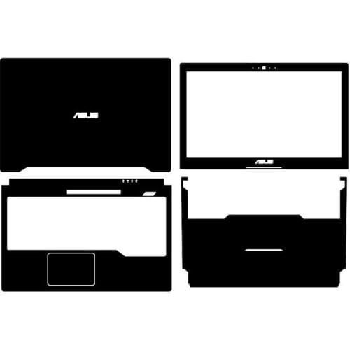 Special Laptop Carbon fiber Vinyl Skin Stickers Cover For New ASUS ROG FX503 FX503VM FX503VD 15.6"