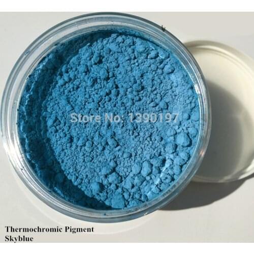 31°C 11 Colors thermochromic pigments powder temperature sensitive color changed paints for plastics, cosmetics,50grams