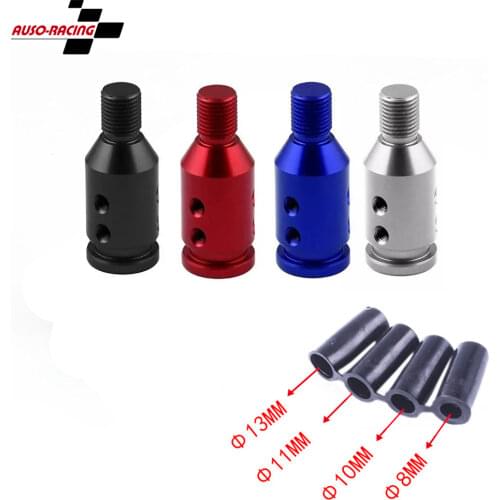 JDM Racing Universal Aluminum Shift Knob Adapter Fit for Non Threaded Shifter Auto shifters M12x1.25mm/M10x1.5mm