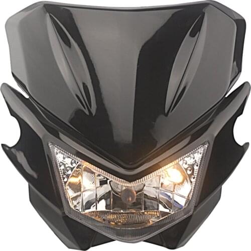 Universal Motorcycle Headlight Fairing Headlamp For Honda CR 125R 250R CRF 100F 150F XL250 Supermoto Enduro