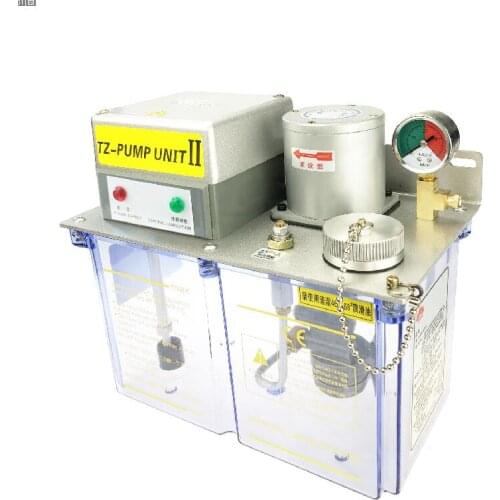 CE Electric gear Lubrication oil pump lubricator lubricating unit 4L 220V PLC external pressure regulating valve YAC-B2J-4L