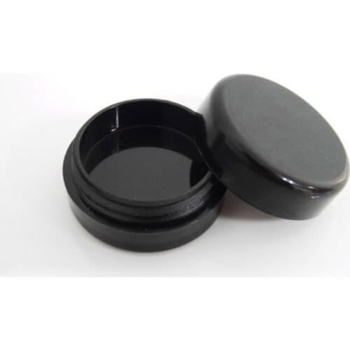 100pcs/lot plastic 2.5ml cream concave jar, 2.5g cosmetic pot for eyeshadow lip balm case