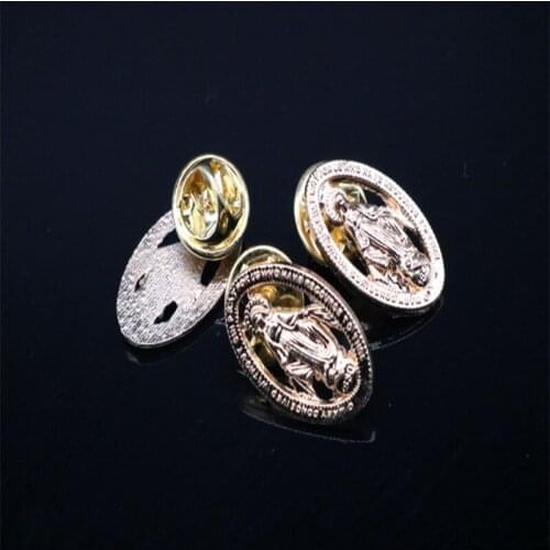 12 pieces of Catholic Virgin Mary brooch, glamour Marys chest of the Virgin needle