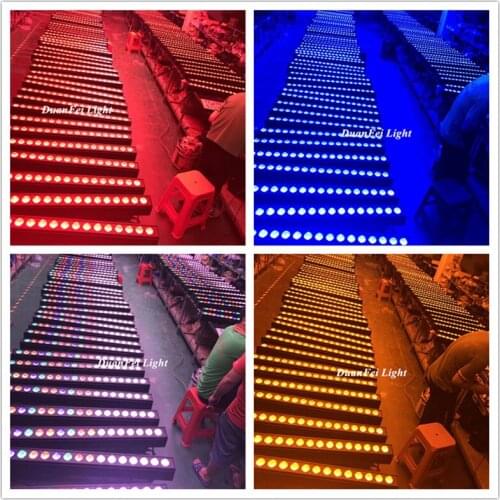 20pieces led wash dmx wall washer light led bar building indoor flood lamp washer bar pixel led rgbwa 18x12