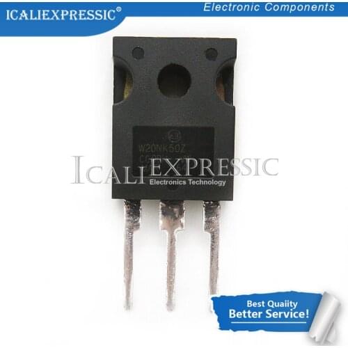 5PCS W20NK50Z W20NK50 TO-247 In Stock